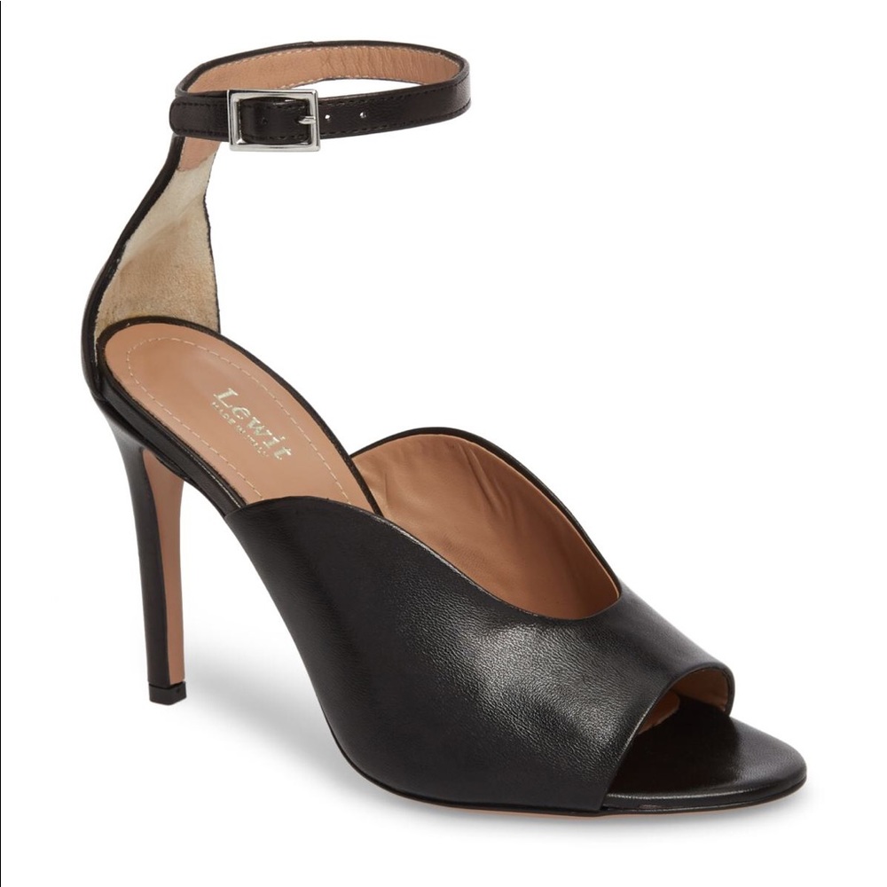 Lewit Rosalia Black Leather Sandals from Nordstrom